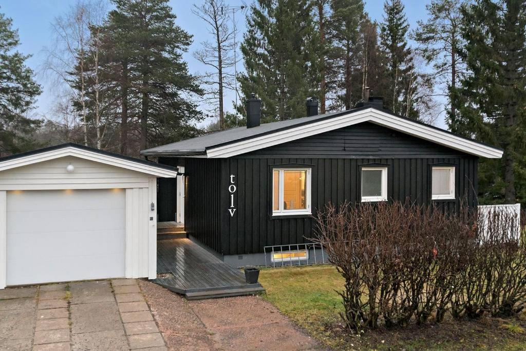 Vila The White And Black House Kalix Exteriér fotografie